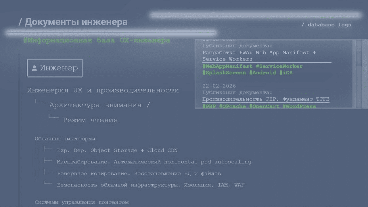 база UX-инженера